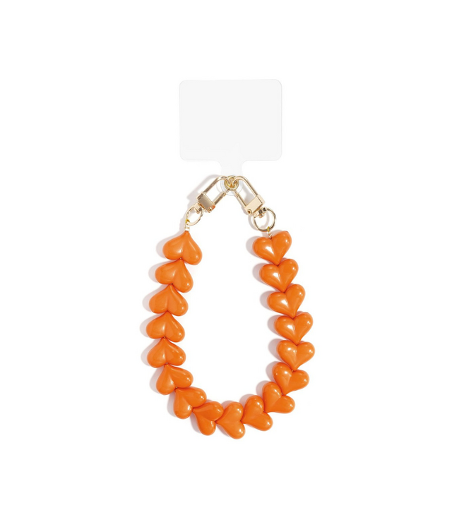 Color Club Telefoonkoord Only Heart - Orange