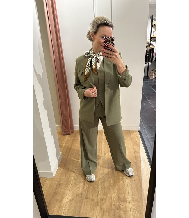 MbyM Mavan Blazer - Dusty Olive Melange