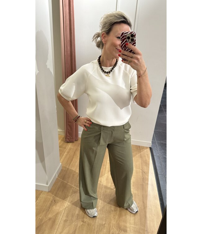 MbyM Farin Pant - Dusty Olive Melange