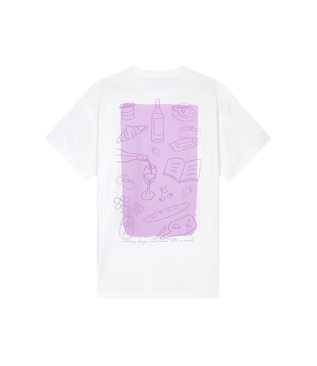 Ydence T-Shirt Picknick - Off White