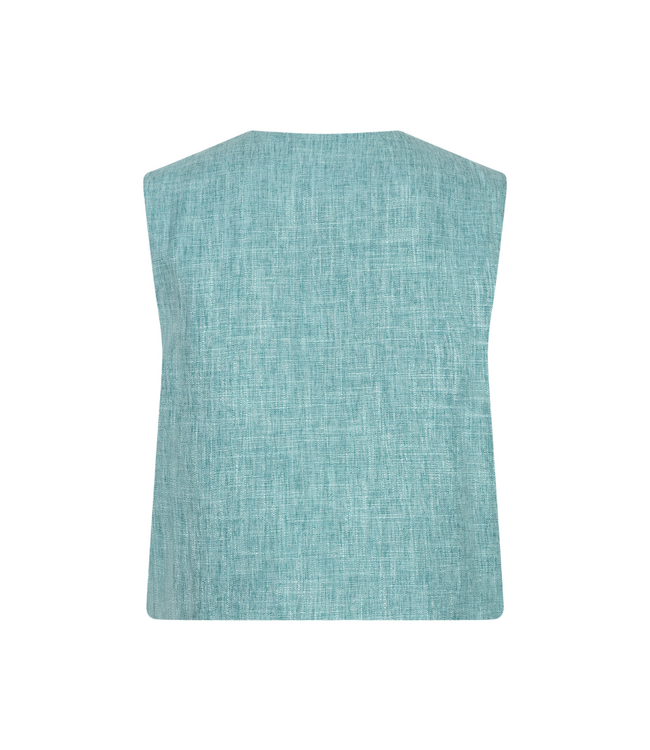 Ydence Gilet Amanda - Turqouise Melange