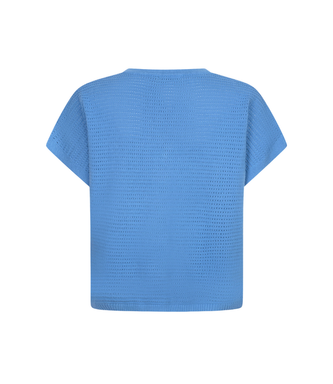 Ydence Knitted Top Elin - Blue