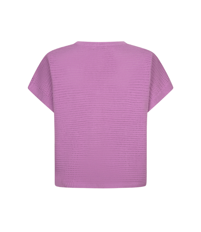 Ydence Knitted Top Elin - Violet