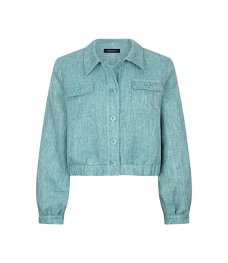 Ydence Jacket Jinte - Turquoise Melange