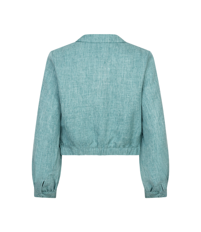 Ydence Jacket Jinte - Turqouise Melange
