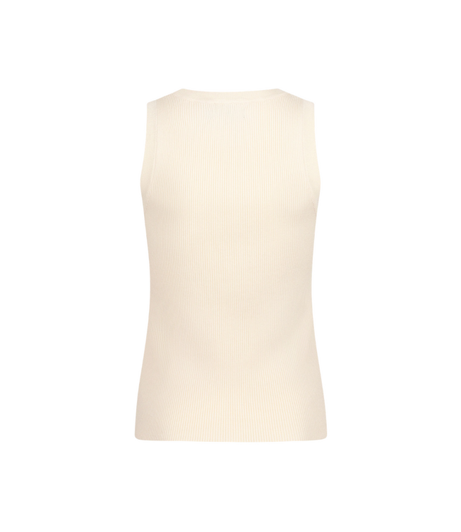 Ydence Knitted Top Keely - Ecru