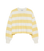 Catwalk Junkie Oversized Striped Long Sleeve - Mellow Yellow