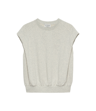 Catwalk Junkie Sleeveless Sweater - Light Grey Melange