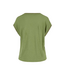 Zusss V-Hals Top met Lurex Boord - Light Mossgreen