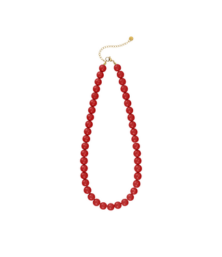 Ketting Bibi Beads Small - Wine Red