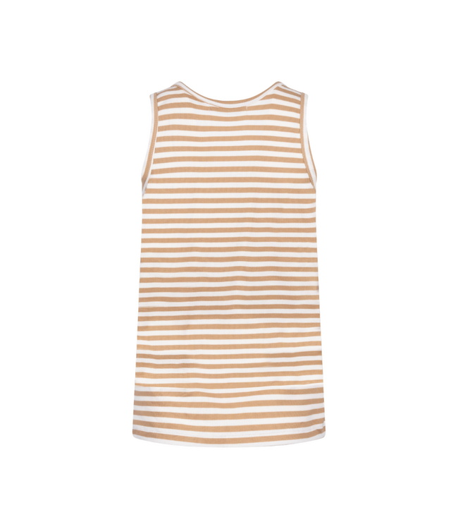 Nukus Steffie Singlet - Off White/Camel