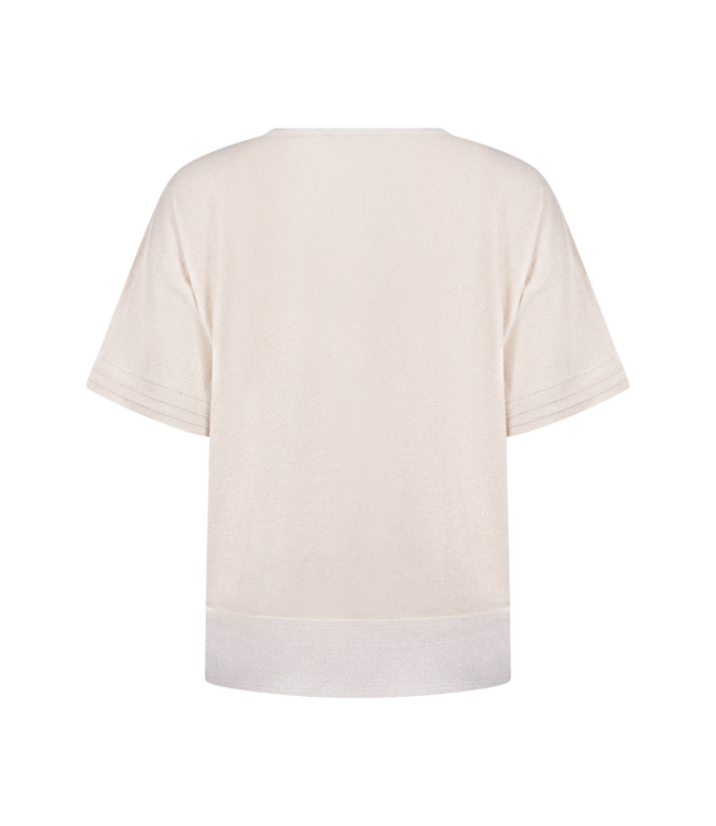 Nukus Wies Top Lurex - Sand