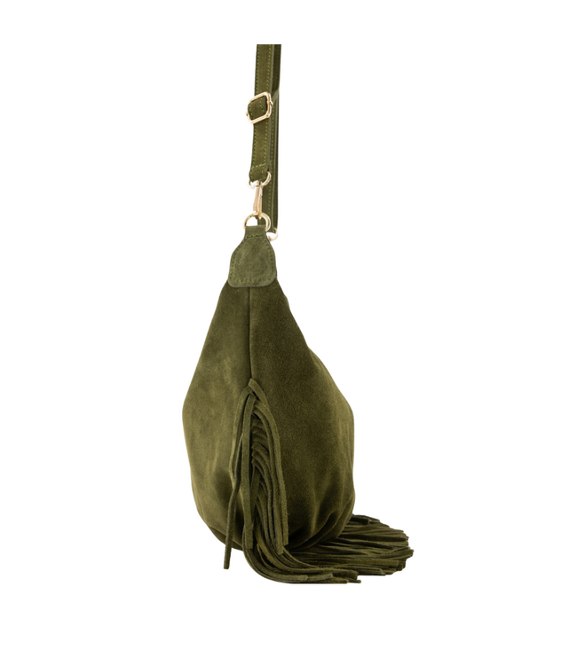 Color Club Bag Vromy Suede - Green