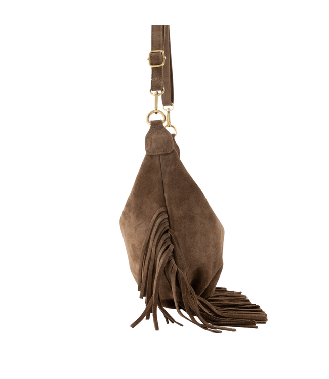 Color Club Bag Vromy Suede - Taupe