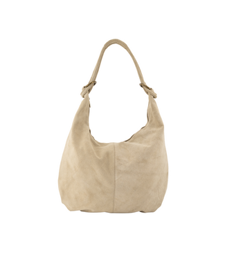 Suez Suede Bag - Cream