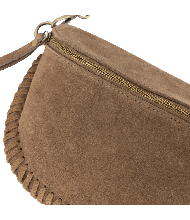 Color Club Bag Mara Suede - Taupe