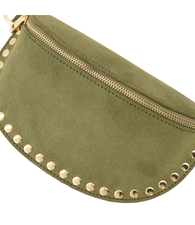 Color Club Bag Debby Suede - Green