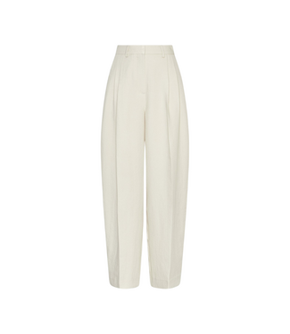 Moss Copenhagen Esteriane High Waist Pants - Oatmeal Melange