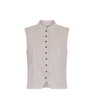 MSCH COPENHAGEN Viana Ginia Waistcoat - Sand Melange