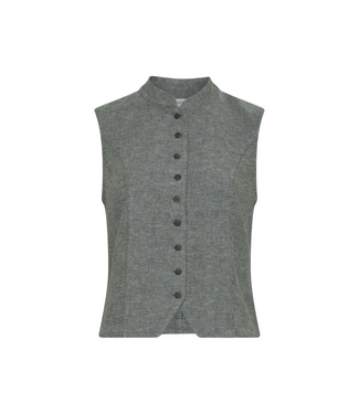 MSCH COPENHAGEN Viana Ginia Waistcoat - Laurel Wreath Melange