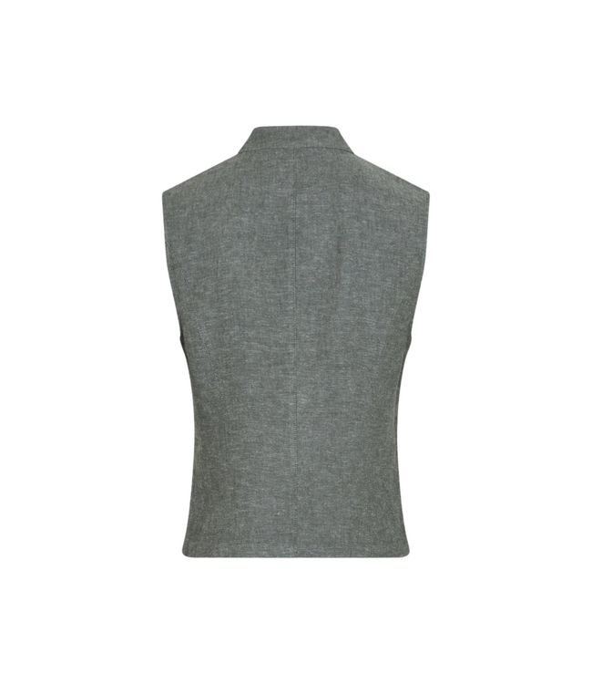 Moss Copenhagen Viana Ginia Waistcoat - Laurel Wreath Melange