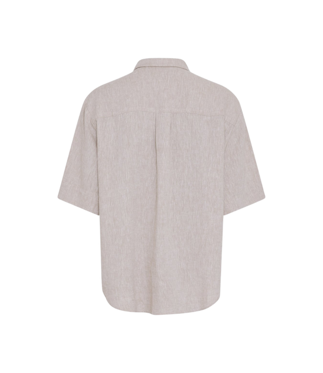 Moss Copenhagen Viana Ginia 3/4 Shirt - Sand Melange
