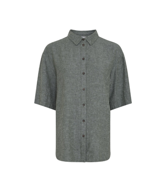 Moss Copenhagen Viana Ginia 3/4 Shirt - Laurel Wreath Melange