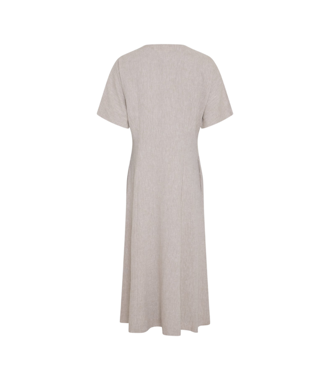 Moss Copenhagen Viana Ginia 2/4 Dress - Sand Melange