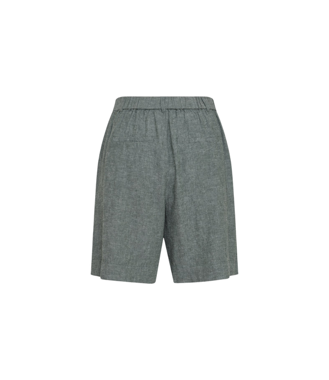 Moss Copenhagen Viana Ginia High Waist Shorts - Laurel Wreath Melange