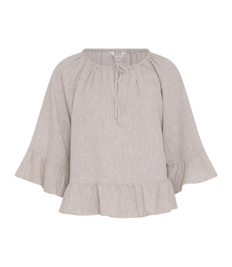 Moss Copenhagen Viana Ginia 2/4 Top - Sand Melange