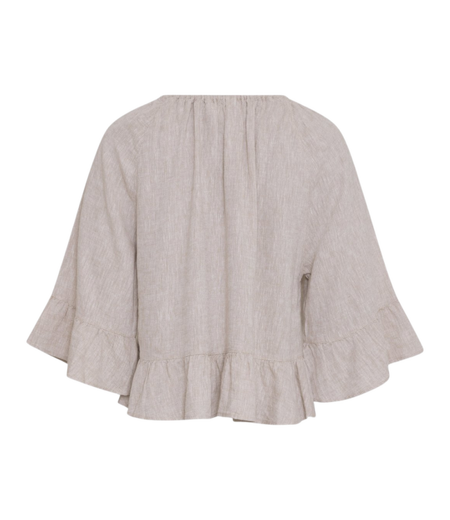 Moss Copenhagen Viana Ginia 2/4 Top - Sand Melange