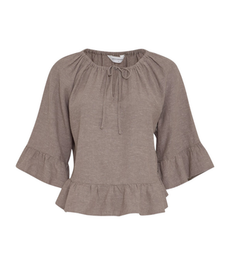 Moss Copenhagen Viana Ginia 2/4 Top - Mountain Trail Melange