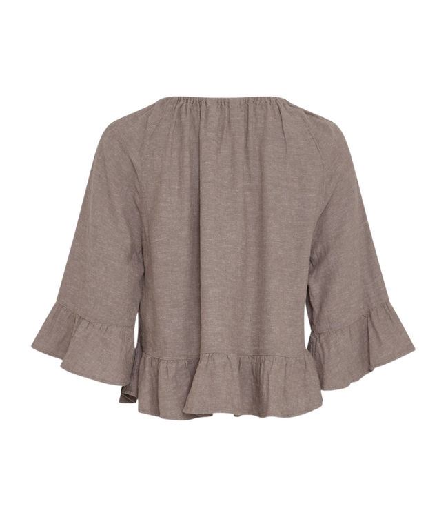 Moss Copenhagen Viana Ginia 2/4 Top - Mountain Trail Melange