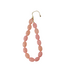 Zusss Ketting van Platte Kralen - Crispy Pink