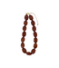 Zusss Ketting van Platte Kralen - Mid Brown