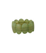Zusss Armband van Kralen Elastiek - Olive Green