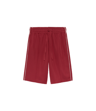 Catwalk Junkie Tracksuit Bermuda with Piping - Rhubarb