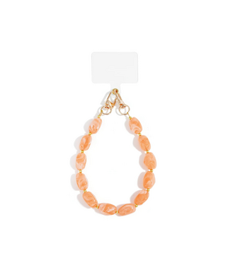 Telefoonkoord Bold Beads - Light Orange