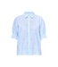 Sisters Point Isola Short Sleeve Blouse - Blue Stripes