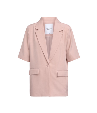 Sisters Point Viska Short Sleeve Blazer - Mauve