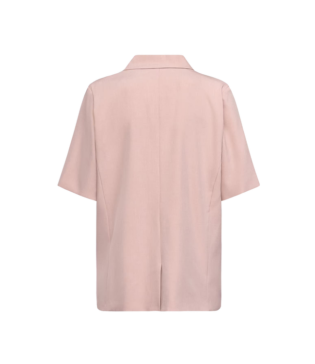Sisters Point Viska Short Sleeve Blazer - Mauve