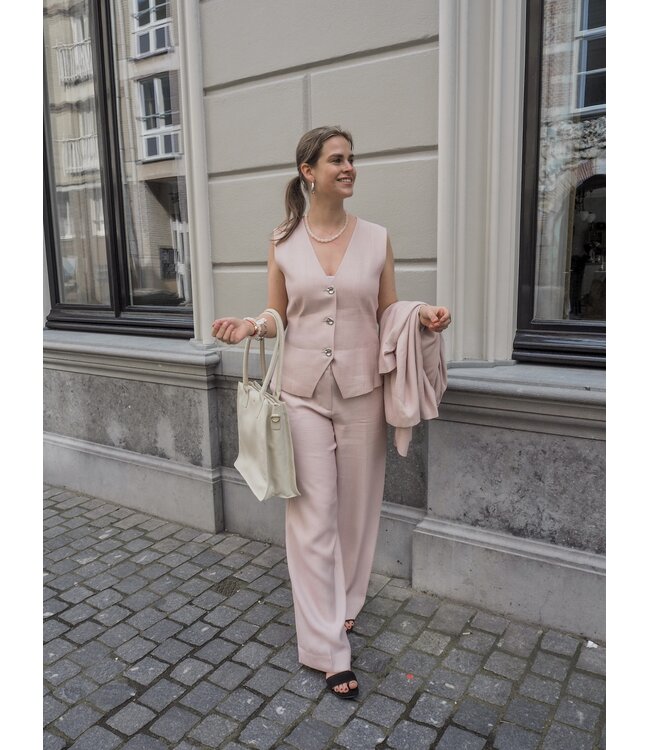 MbyM Dagnise Pant - Rose Red Light Melange