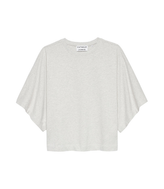 Catwalk Junkie Batsleeve T-Shirt - Light Grey Melange