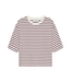 Catwalk Junkie Loose Fit Striped T-Shirt - Winetasting