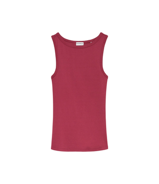Catwalk Junkie Classic Rib Singlet - Cranberry Juice