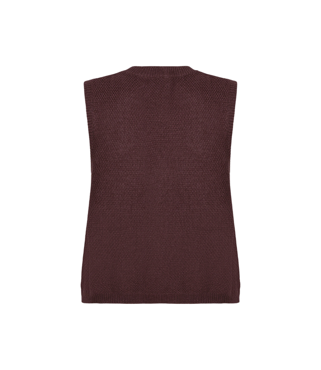Ydence Knitted Top Mona - Brown