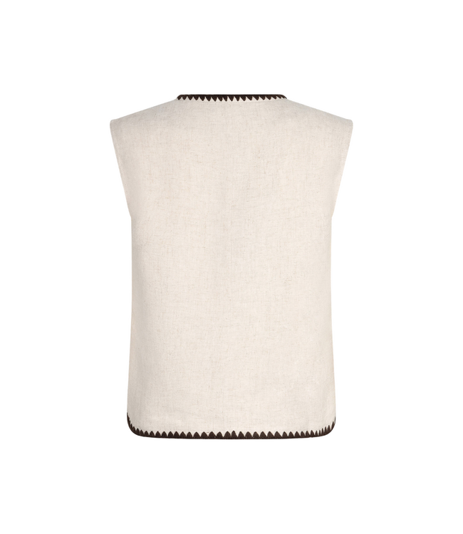 Ydence Gilet Billie - Ecru