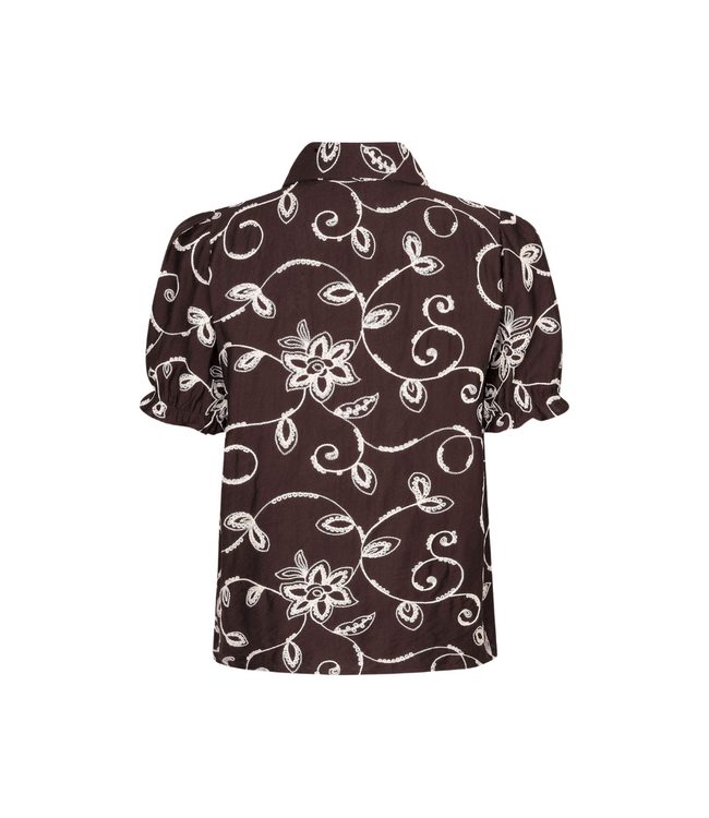 Ydence Blouse Leila - Dark Brown