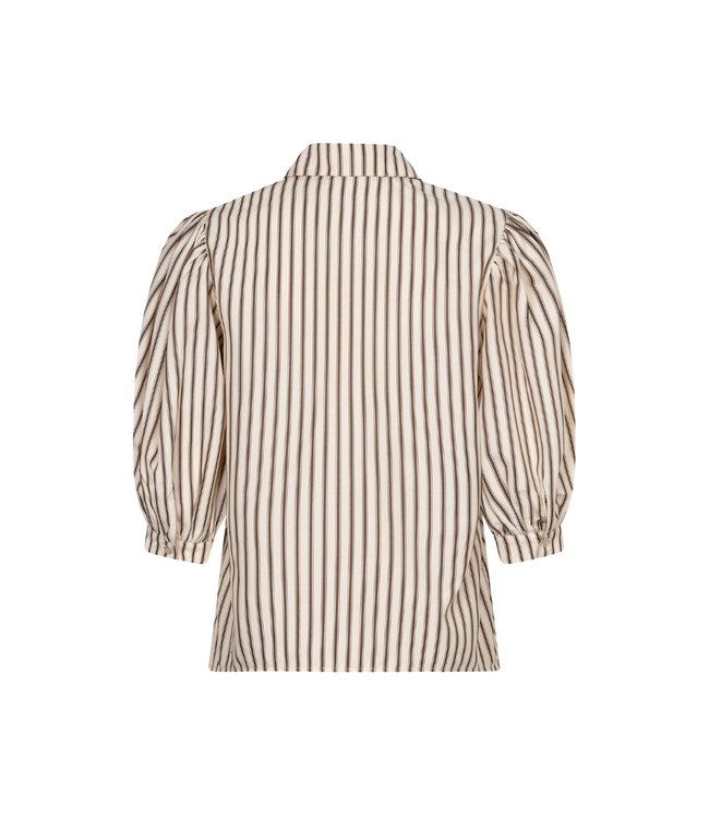 Ydence Blouse Bobbie - Brown Stripe