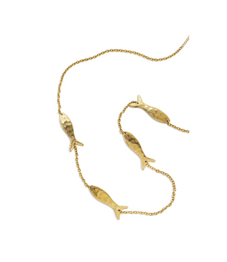 Ketting Fishes - Gold